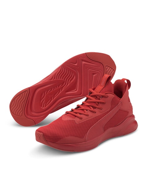 Puma red outlet sport shoes