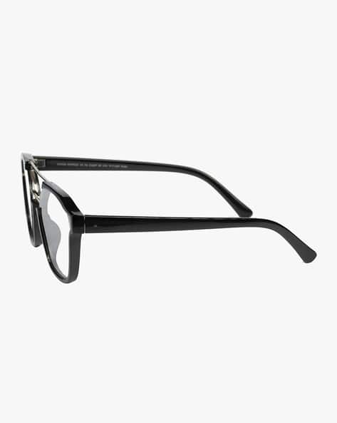 21647 Mirrored Rectangular Sunglasses (Image - 2)