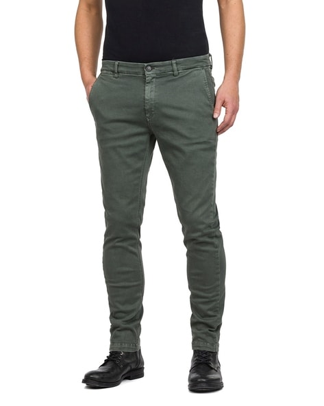 Slim Fit Casual Wear Replay One Off Pant
