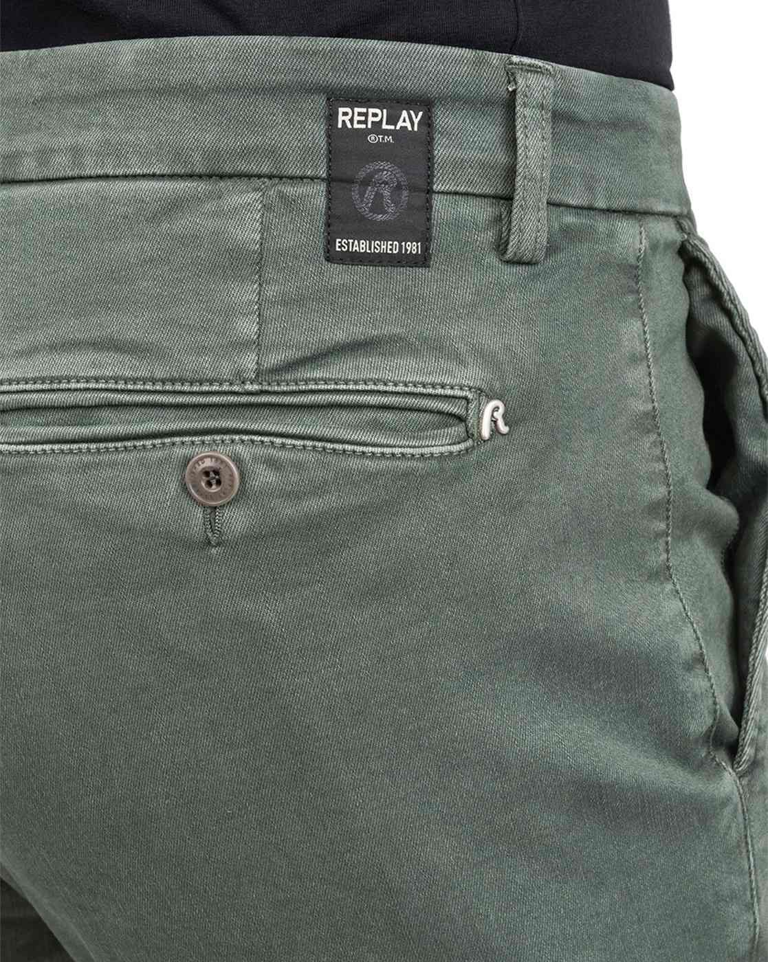 Buy Olive Green Trousers  Pants for Men by REPLAY Online  Ajiocom