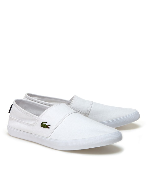 lacoste white casual shoes