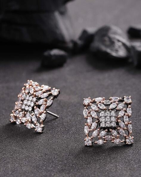 Manisha Jewellery American Diamond Earrings-sonxechinhhang.vn