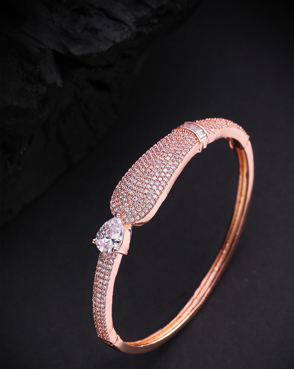 Buy Rose Gold Bracelets  Bangles for Women by Vanbelle Online  Ajiocom