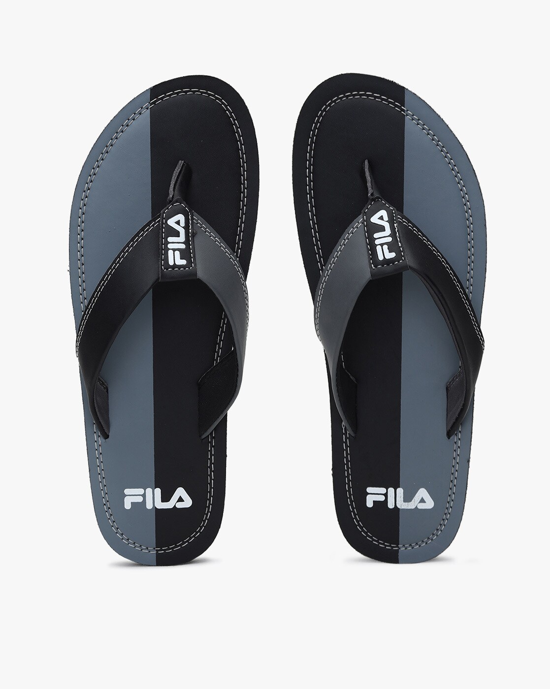 fila black slippers