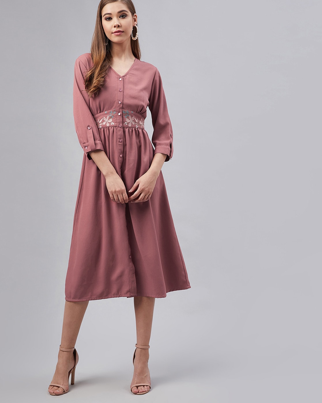 Buy Purple Dresses for Women by Styli Online | Ajio.com