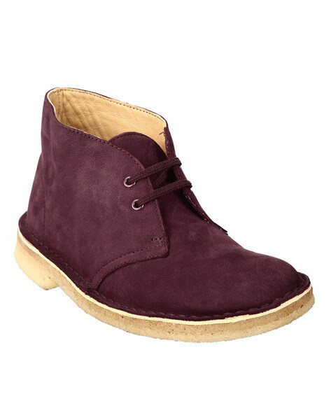 clarks purple boots