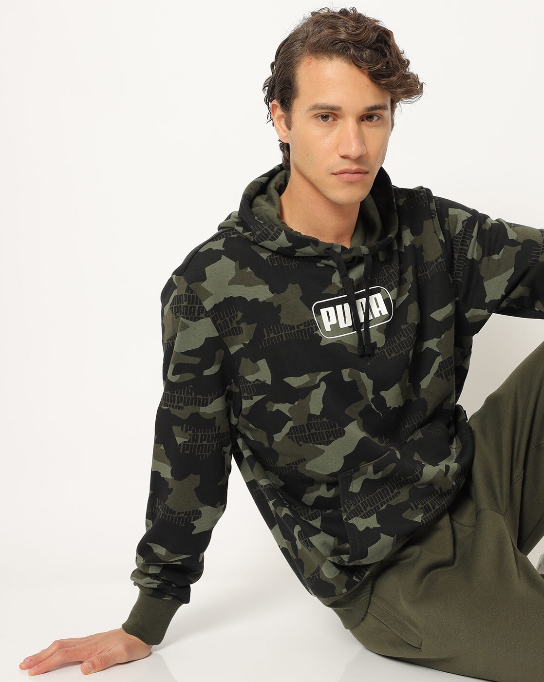 Puma camo jumper hotsell