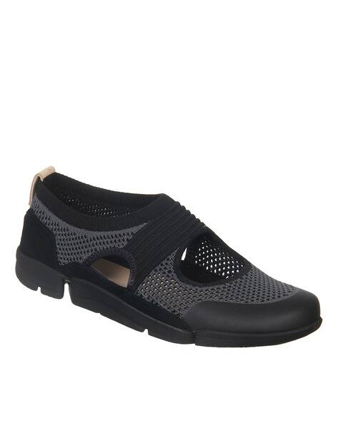clarks black casual shoes