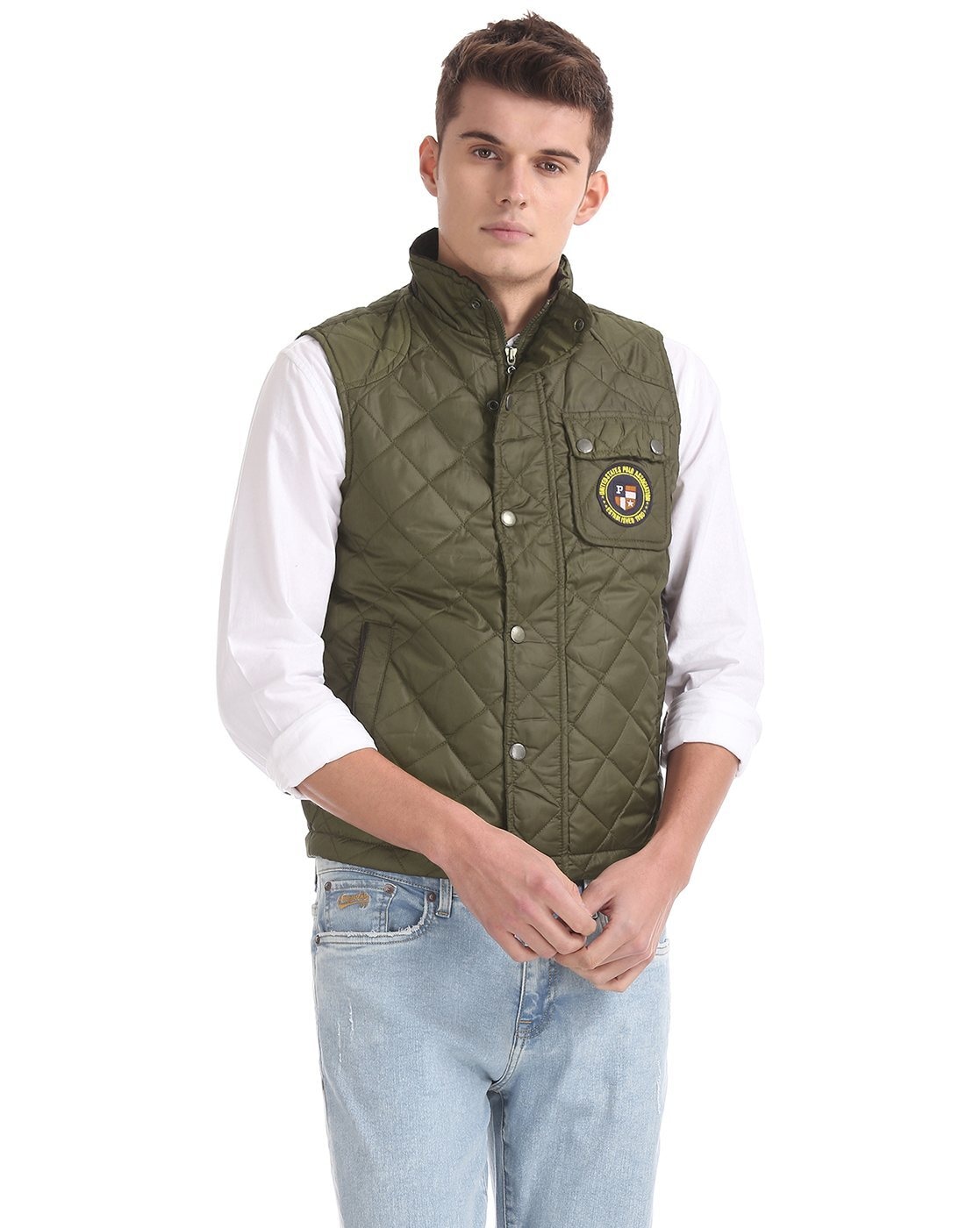 Buy Men's Full Sleeve Polyester Jacket Online | Numero Uno
