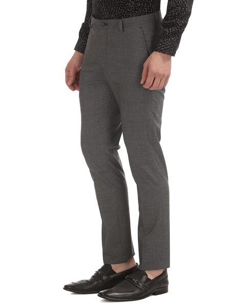 Arrow Navy Blue Smart Straight Fit Solid Formal Trousers for men price   Best buy price in India June 2023 detail  trends  PriceHunt