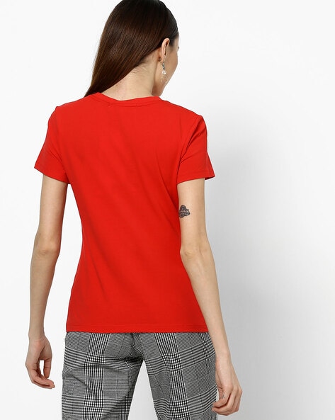 T-Shirt CK JEANS Woman color Red