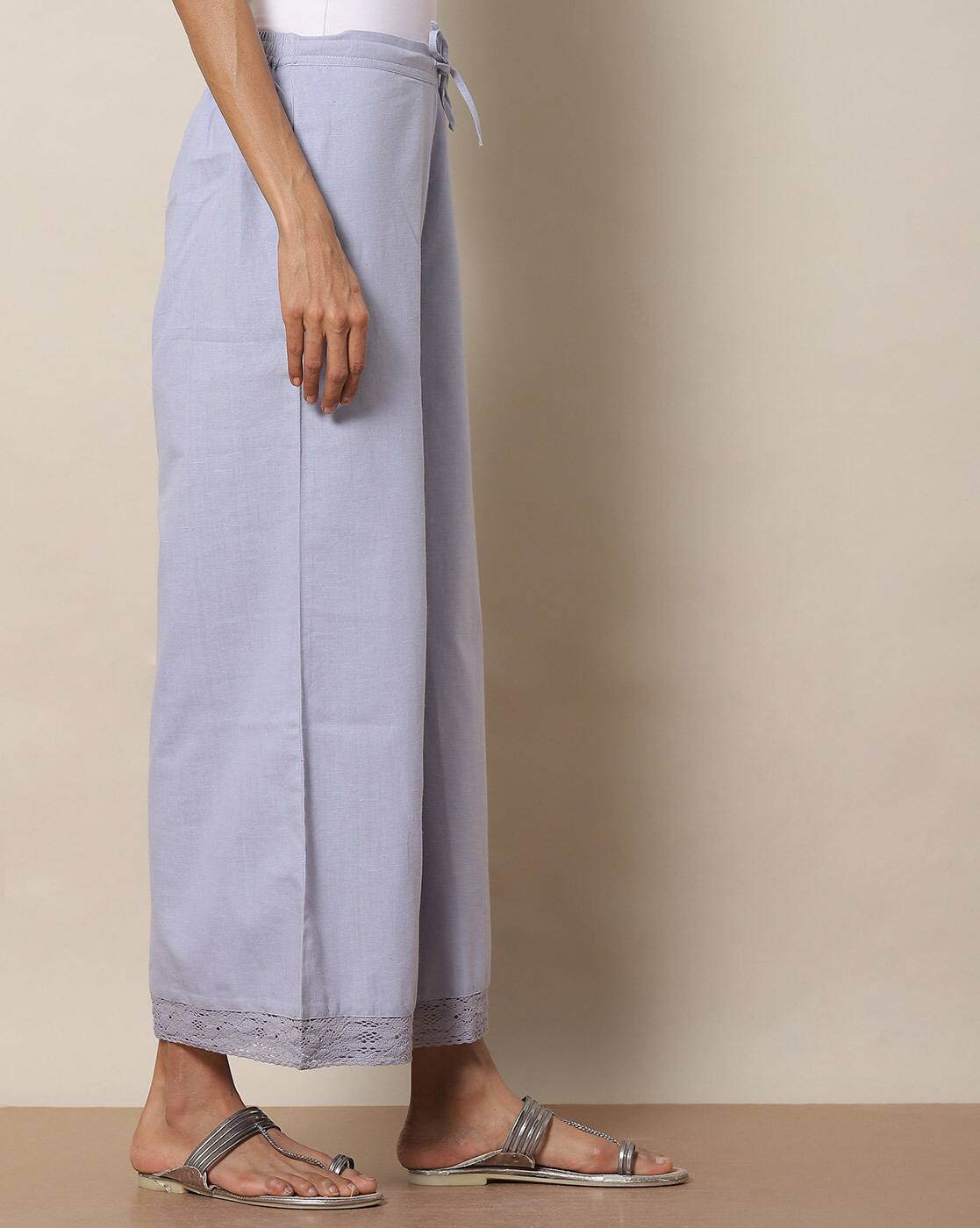 Buy Lavender Pants for Women by Ekmatra Online | Ajio.com