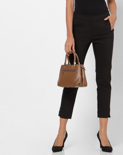Buy Black Trousers & Pants for Women by MADAME Online