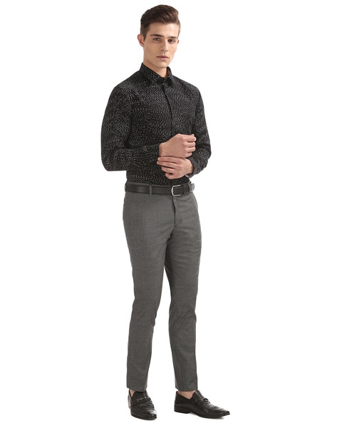 Arrow Men Formal Wear Black Formal Trouser | Black | 157292