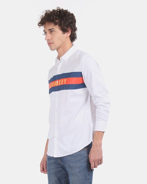 ed hardy white shirt