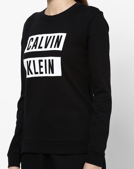 Buy Black Sweatshirt & Hoodies for Women by Calvin Klein Jeans Online