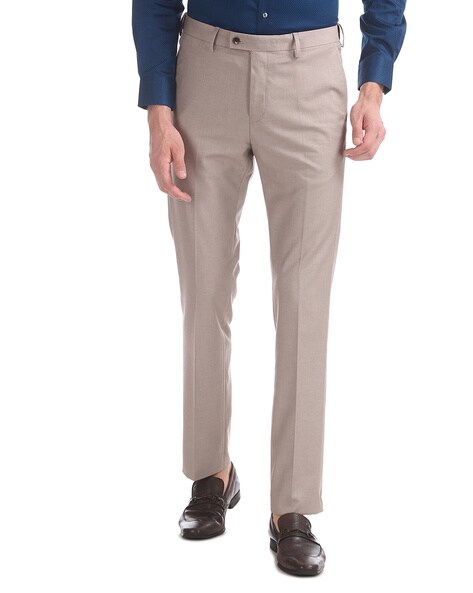 Arrow Grey Smart Fit Autoflex Regular Fit Solid Formal Trousers for men  price  Best buy price in India July 2023 detail  trends  PriceHunt