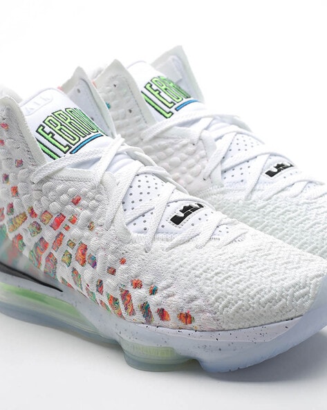 Lebron on sale white shoes