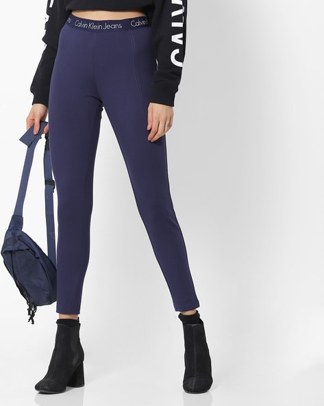 Calvin klein navy leggings hotsell