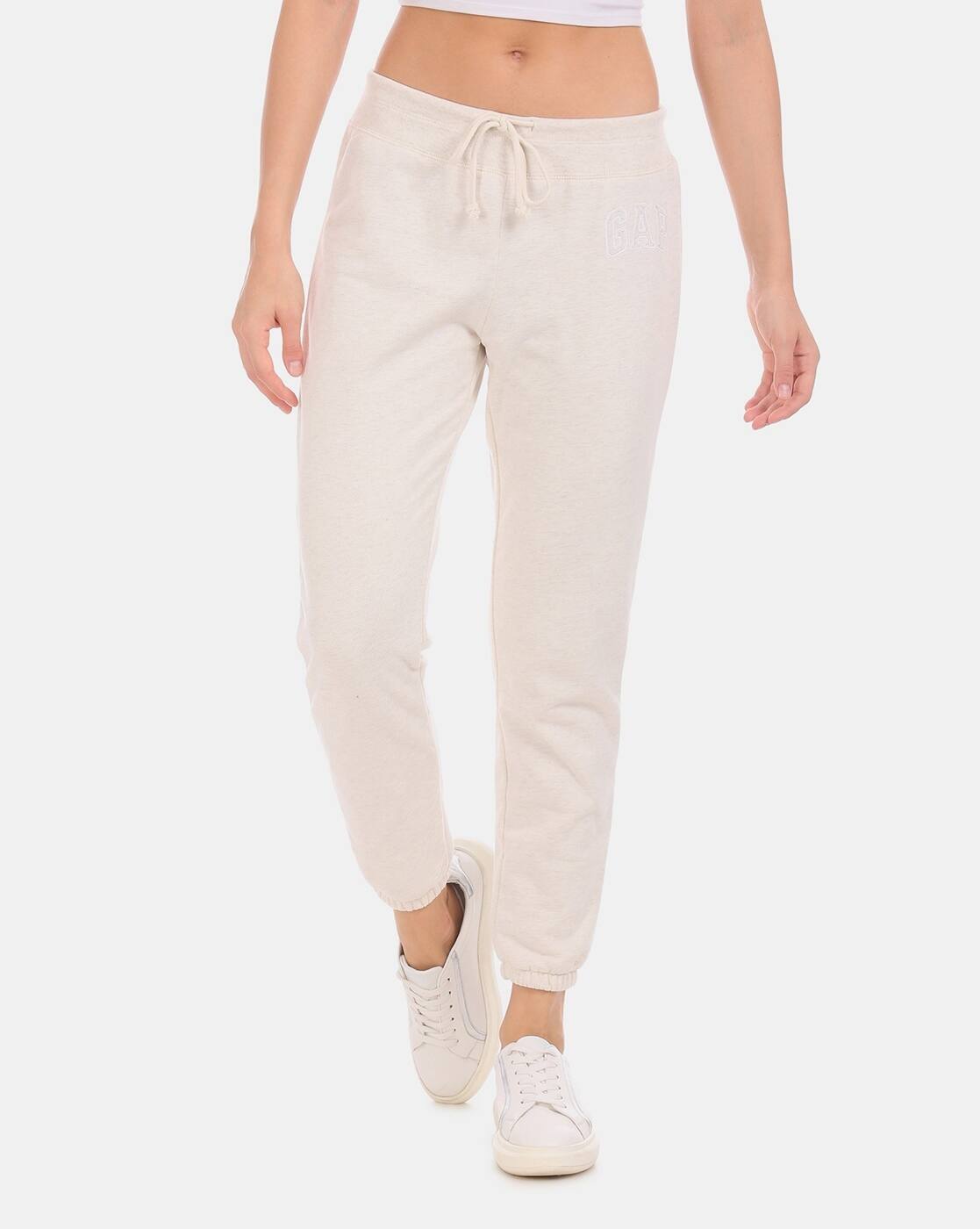 beige joggers womens