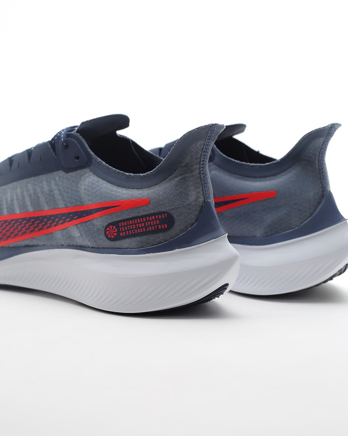 Buy NIKE Zoom Gravity Textured Lace-Up Shoes Blue Color Men