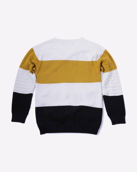boys gold sweater