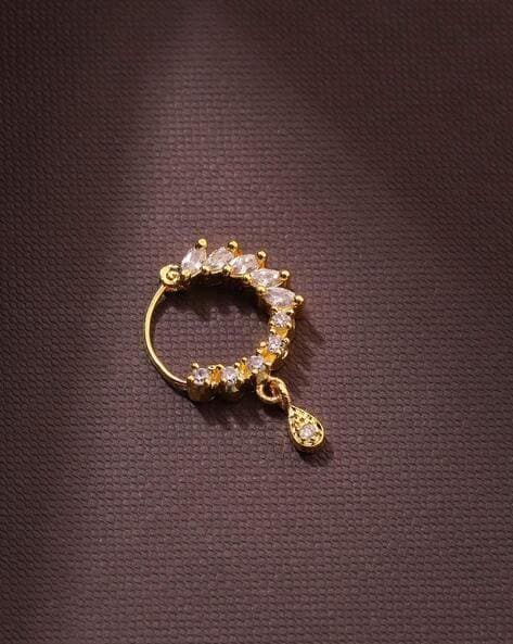 Theethnicjewels Gift For Her,Crystal Nose Piercing,Gold Nose India | Ubuy
