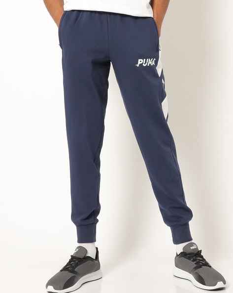 Play computer games package greedy Buy Navy Blue Track Pants for Men by Puma Online | Ajio.com
