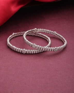 silver ki bangles