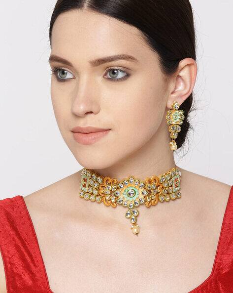 Buy Gold-Toned \u0026 Green 