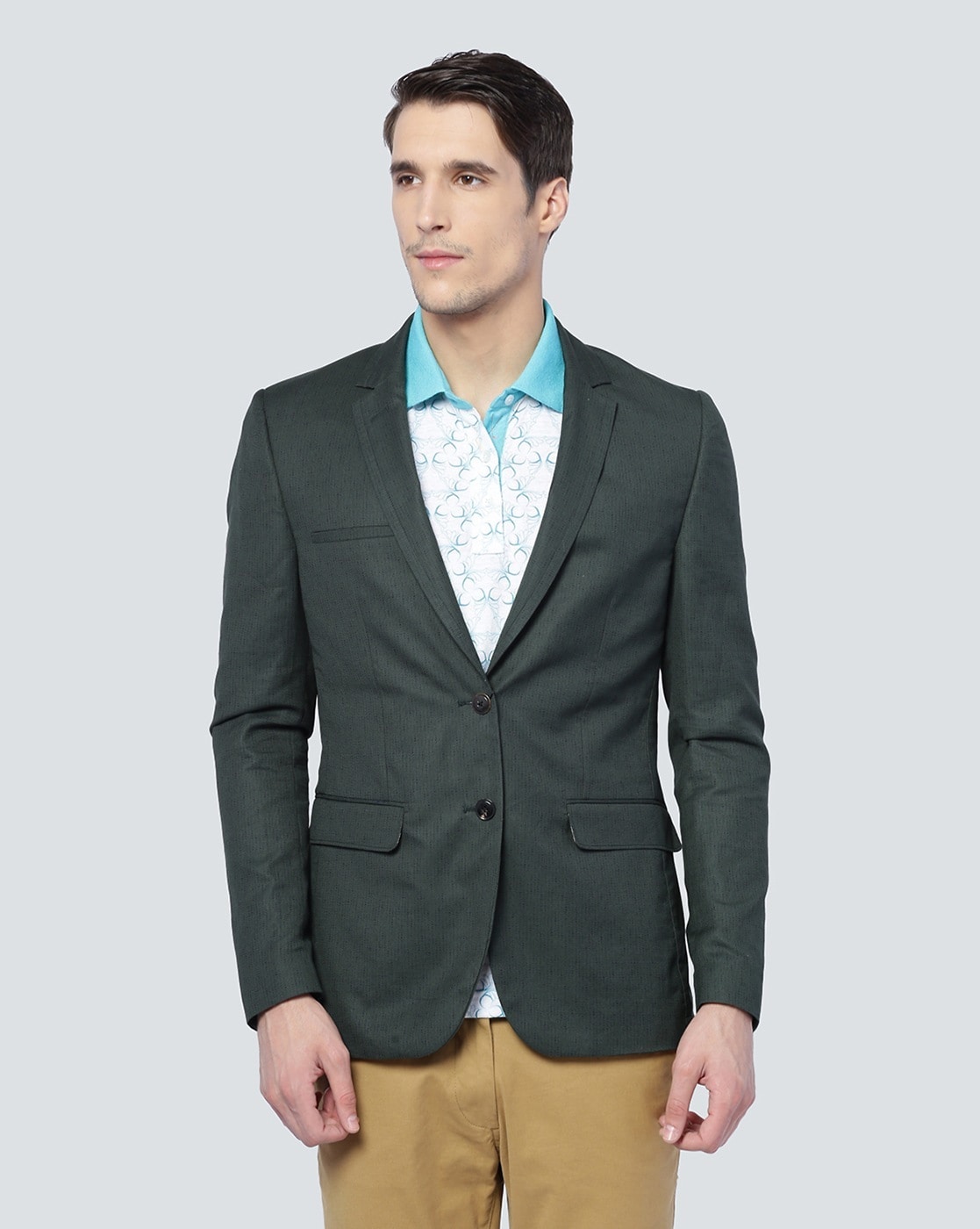 Buy Green Blazers Waistcoats for Men by LOUIS PHILIPPE Online Ajio