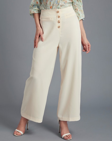 Libas Women White Trousers Price in India Full Specifications  Offers   DTashioncom