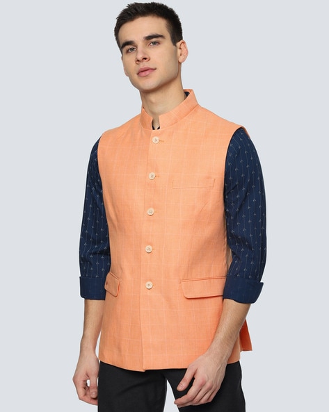 Mens sale orange waistcoat