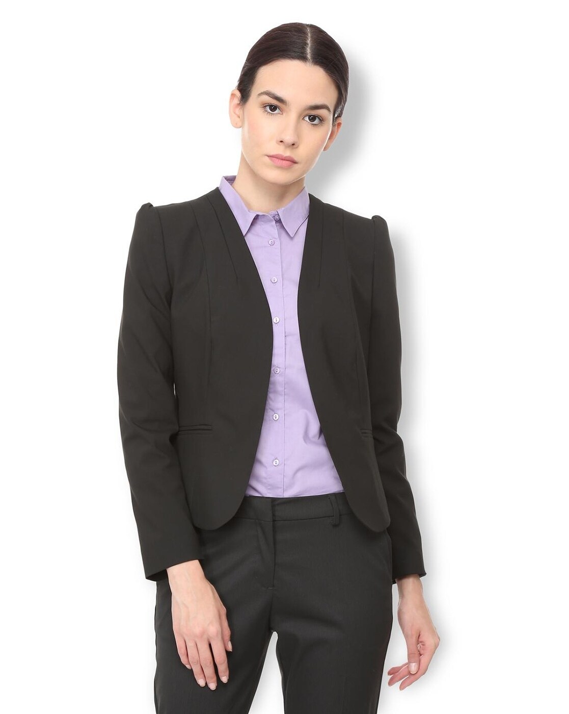 van heusen blazer black