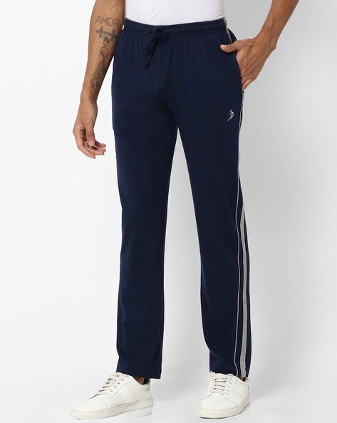 navy blue trackies