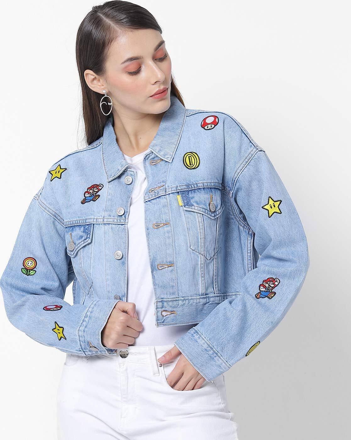 levi's embroidered jacket