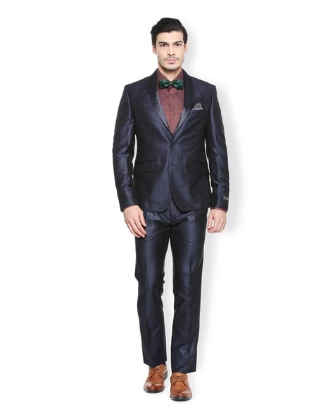 Slim Fit Single Breasted Blazer and Trouser Set