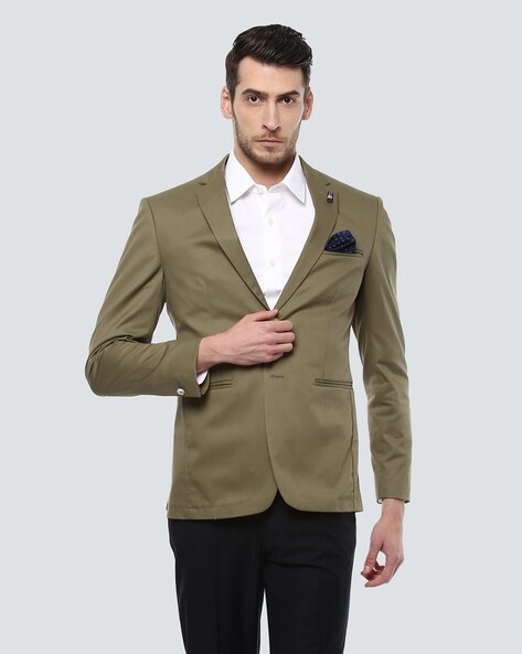 Buy Khaki Blazers & Waistcoats for Men by LOUIS PHILIPPE Online