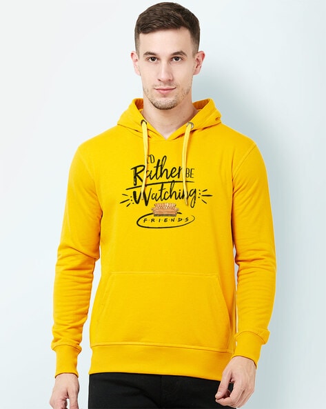 yellow friends sweatshirt