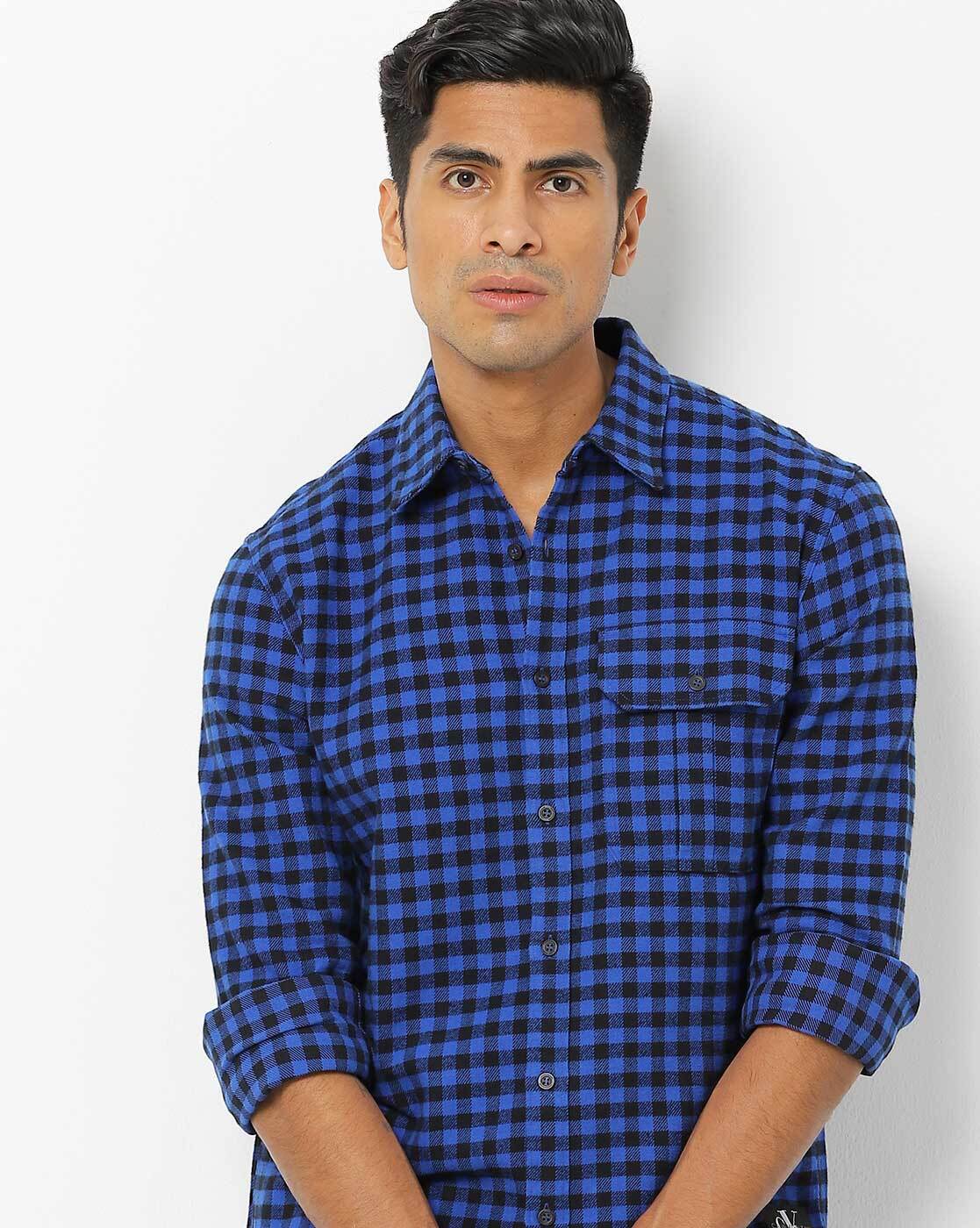 Buy Blue Shirts for Men by Calvin Klein Jeans Online 