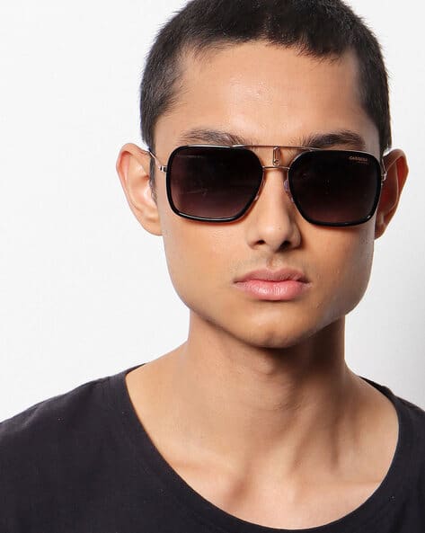 1027/S Full-Rim Gradient Square Sunglasses with Top Bar