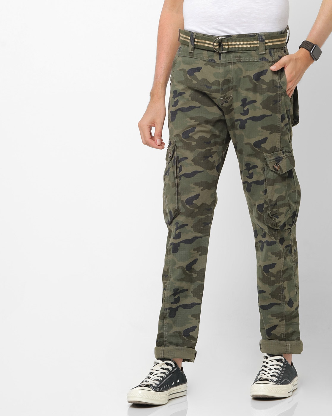 Army Cargo Linen Pants | OAS