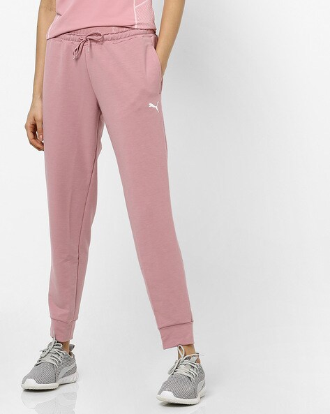 Buy Pink Track Pants for Women by Puma 
