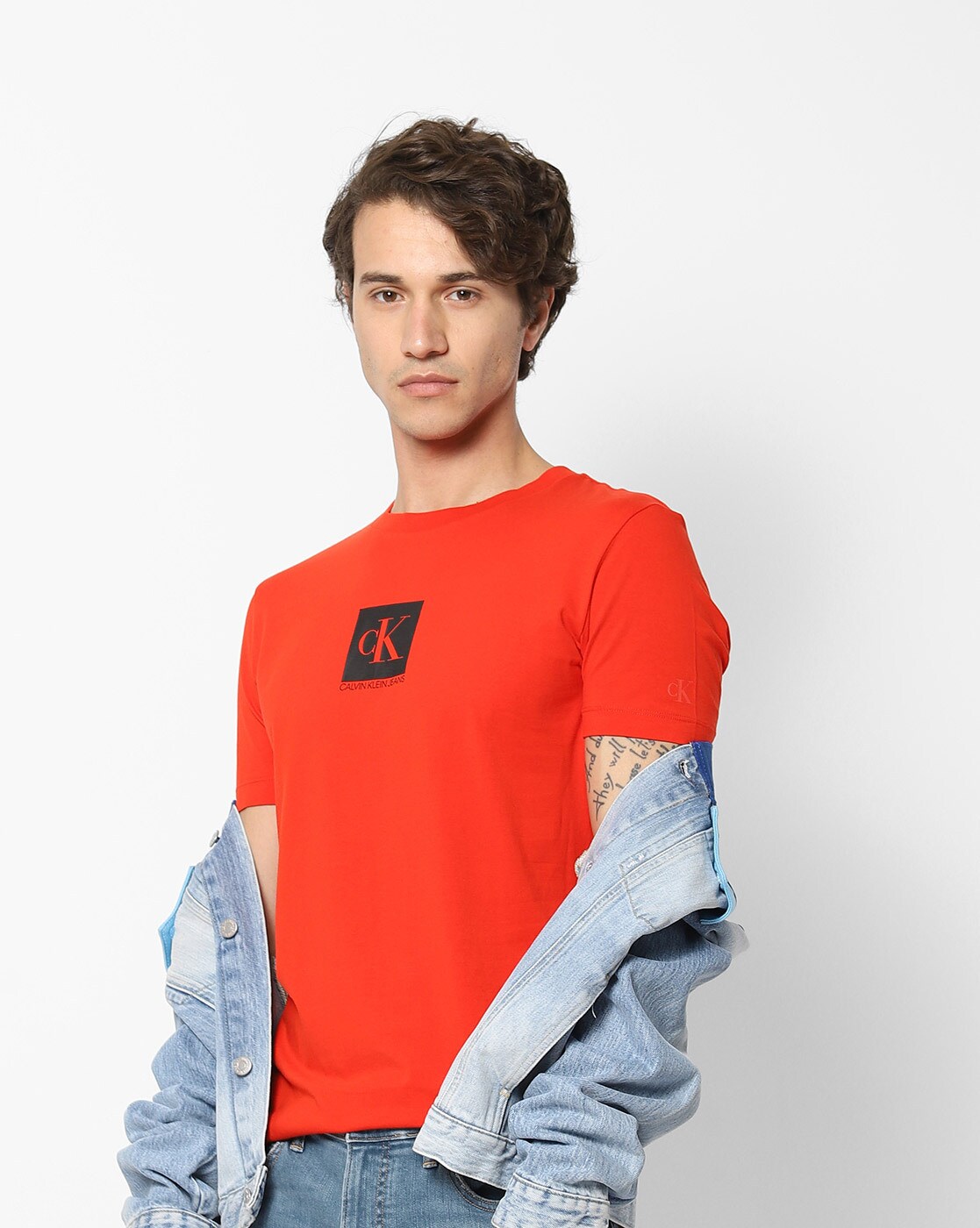 Buy Red Tshirts for Men by Calvin Klein Jeans Online