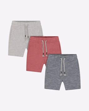 mothercare Pack of 3 Heathered Shorts-picture-11