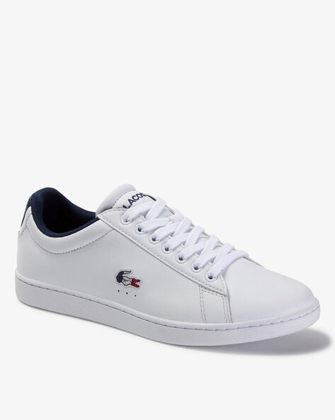 lacoste genuine leather