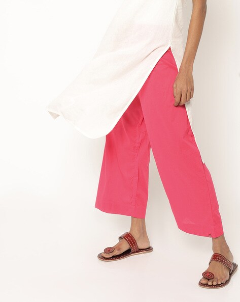 Palazzos with Semi-Elasticated Waistband Price in India