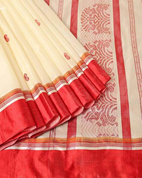 Gorod Silk Saree With Blouse Piece ,authentic Garad Saree for  Women,handloom Silk Saree,red White Gorod Sari on Sale - Etsy