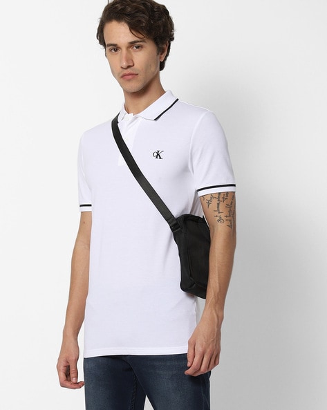 White Tshirts for Men by Calvin Klein Jeans Online Ajio.com