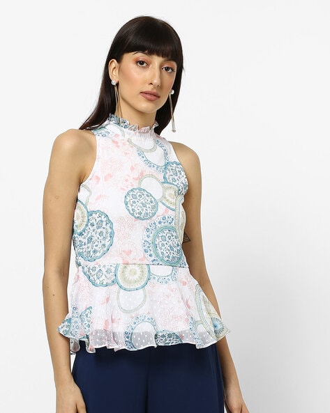 Aztec Print Spaghetti Top